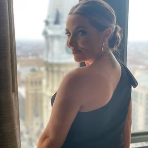 Kleinfield Black Tie Dress